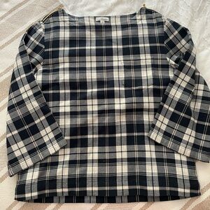LL Bean Flannel Blouse